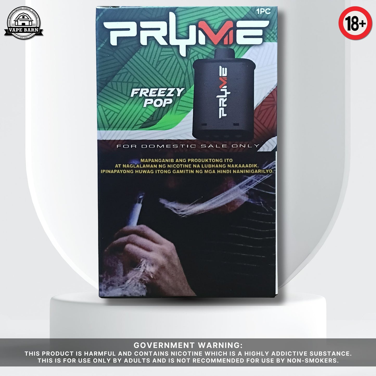 PRYME V2 (Prefilled Pod) 3% Black Elite V2 Compatible