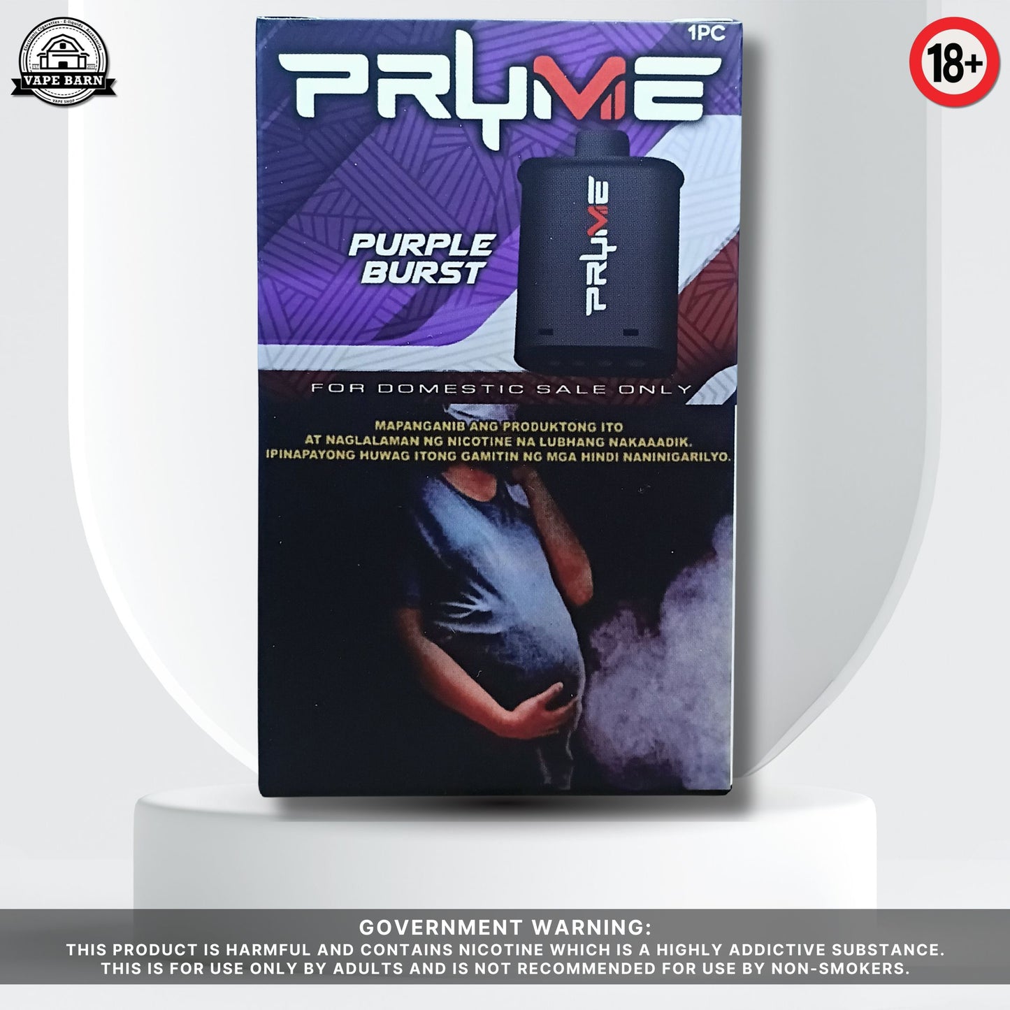 PRYME V2 (Prefilled Pod) 3% Black Elite V2 Compatible