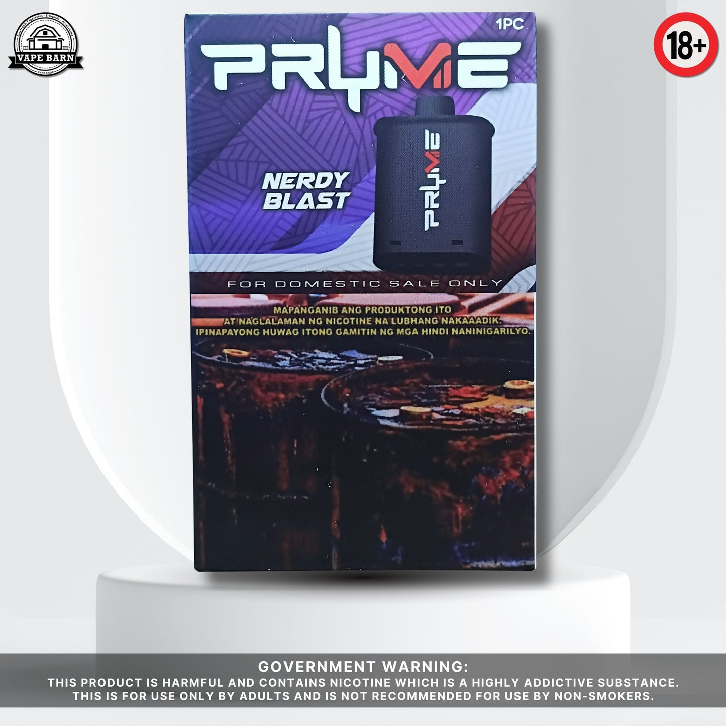 PRYME V2 (Prefilled Pod) 3% Black Elite V2 Compatible