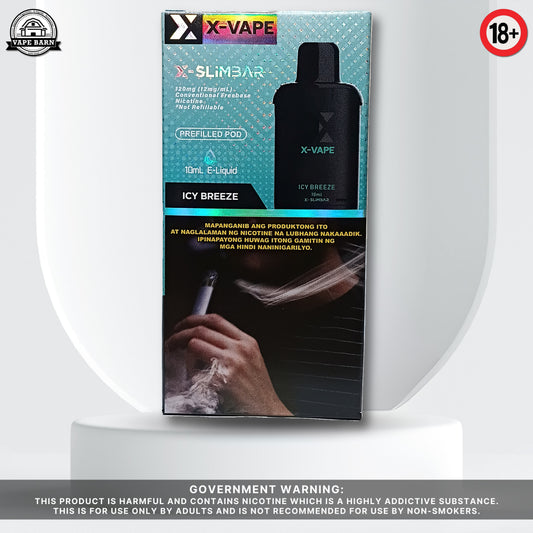 X-VAPE X-SLIMBAR (Prefilled Pod) 1.2% - Icy Breeze