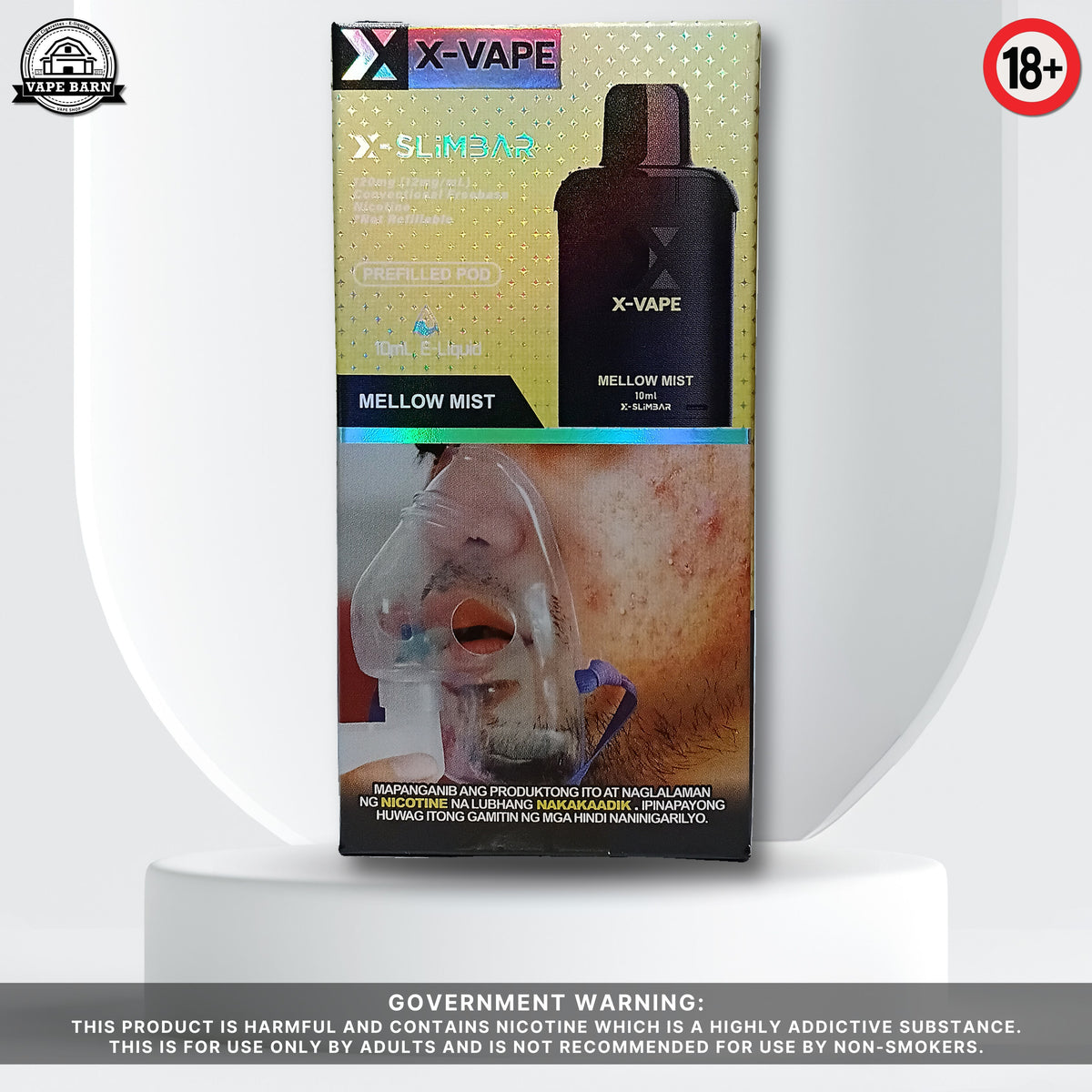 X-VAPE X-SLIMBAR (Prefilled Pod) 1.2% - Mellow Mist