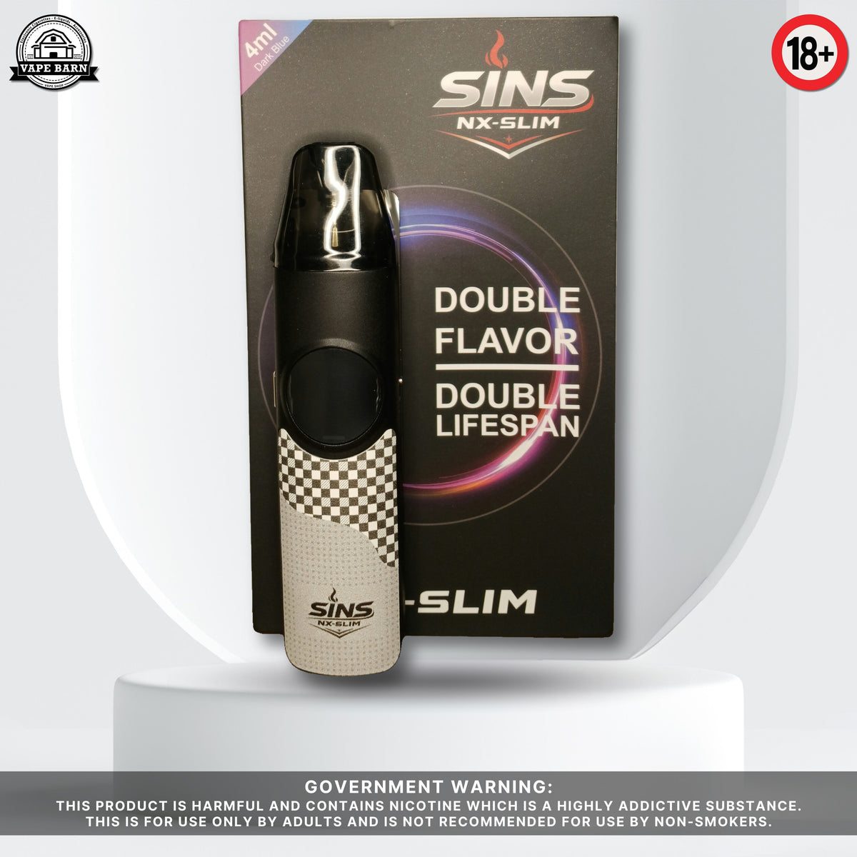 SINS NX-SLIM - Chequered Gray