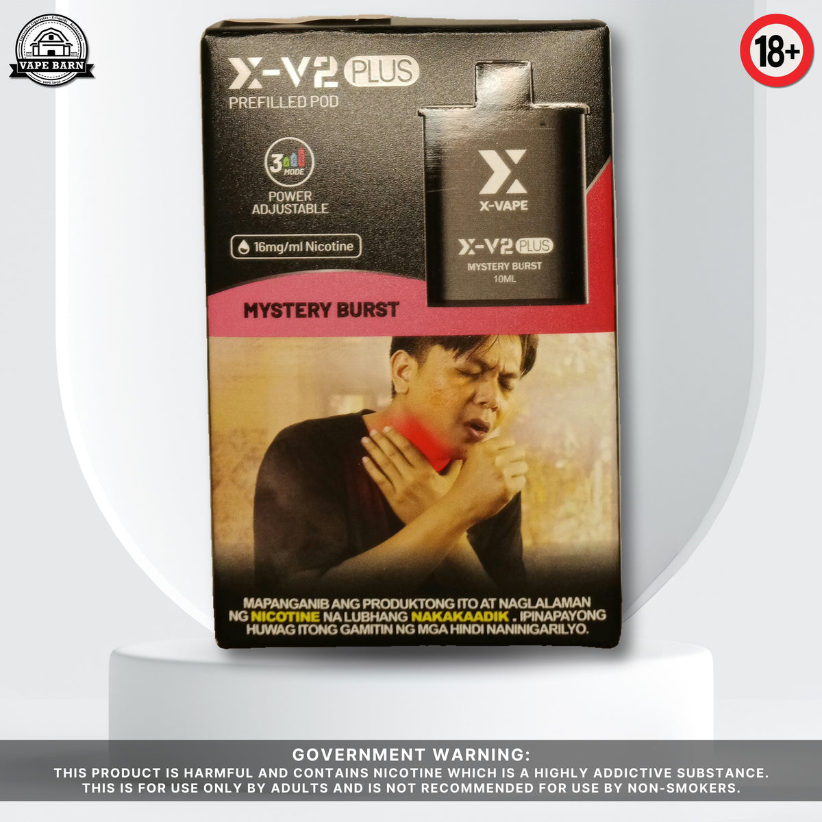 X-V2 Plus (Prefilled Pod) 1.6% - Mystery Burst