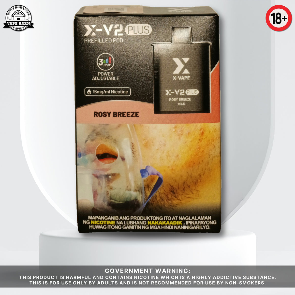 X-V2 Plus (Prefilled Pod) 1.6% - Rosy Breeze