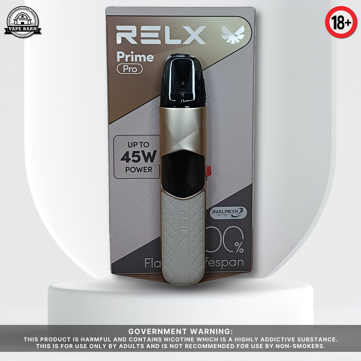 RELX Prime Pro Device - Dune (Front)
